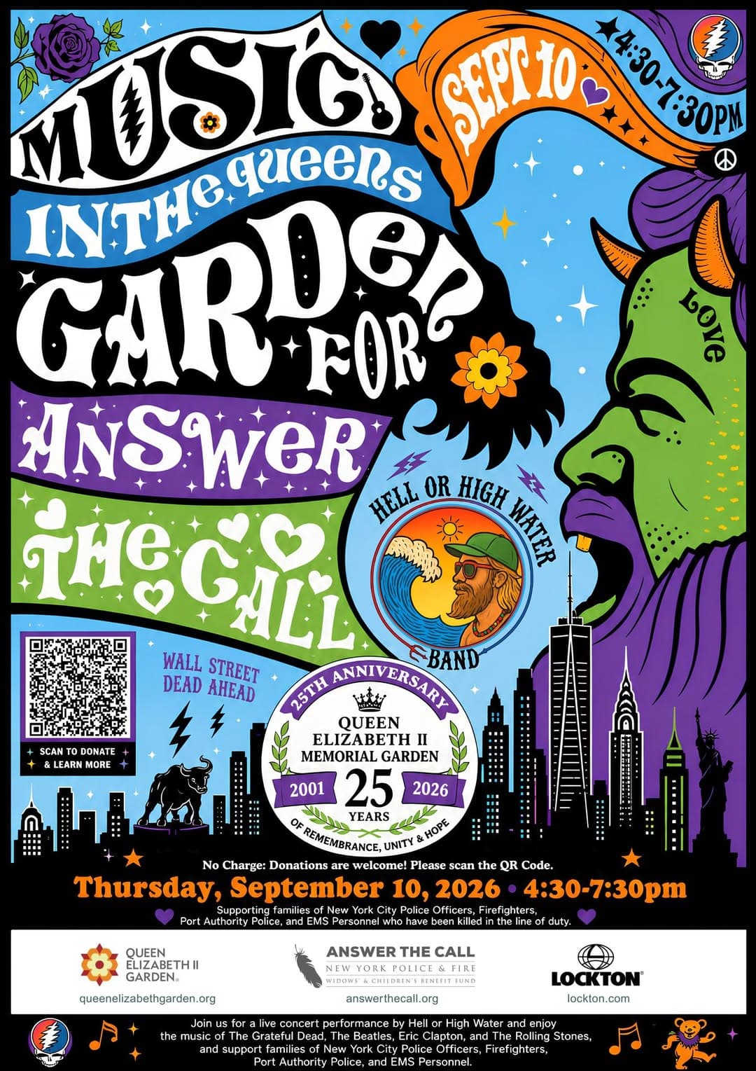 An Evening of Music and Remembrance event poster